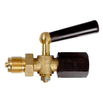 AFRISO Manometer-Absperrhahn G1/4 Spannmuffe x Zapfen, Messing, PN6 VOR 97050 97060