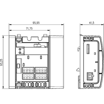 AFRISO Reglermodul Funk Ant RM F2A mit externer Antenne, für 2 Regelkreise BEF 72670 8830