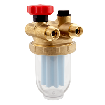 AFRISO Einstrangfilter R 500 Si Sikusieb 50-70 my, G3/8 IG - 2x G3/8 AG SAL 95040