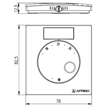 AFRISO Raumfühler FT Temperatur BEF 72980