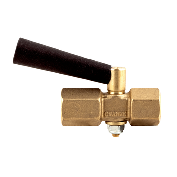 AFRISO Manometer-Absperrhahn G3/8 Muffe x Muffe, Messing, PN16 VOR 96930