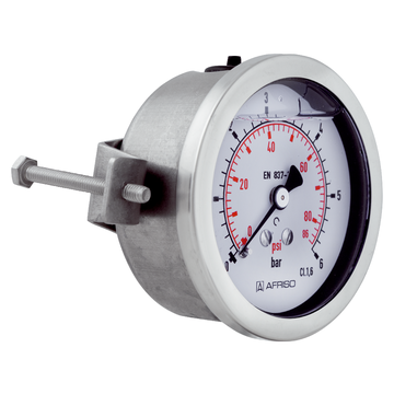 AFRISO Rohrfeder-Glyzerinmanometer RF63Gly 0/6bar G1/4B axial Kl.1,6 D751 SAL 43060