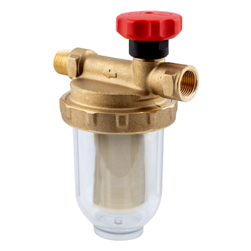 AFRISO Einstrangfilter V 500 St Stahlsieb 100 my, G3/8 IG - G3/8 AG SAR 95090