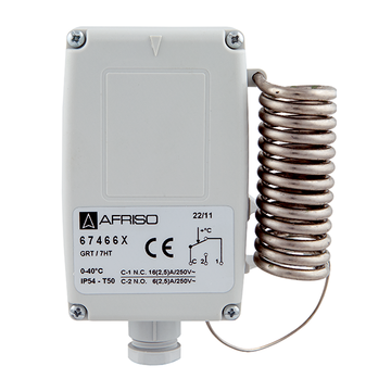 AFRISO Gehäuse-Raumthermostat GRT/ERT 0/40C, von innen einstellbar VOR 73240