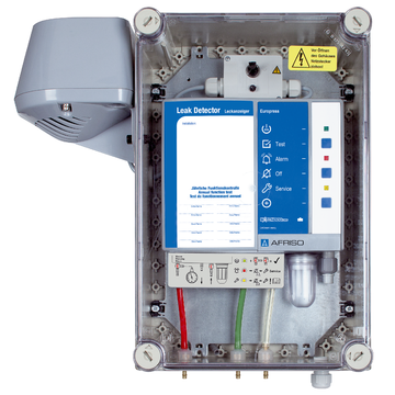 AFRISO Überdruck-Leckanzeiger Europress im Schutzgehäuse (IP 65) mit Hupe VOR 71650 71660