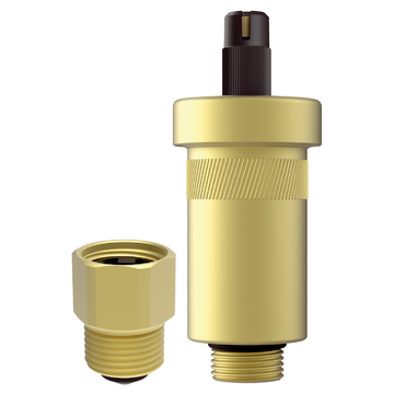 AFRISO Schnellentlüfter 12bar mit Montageventil R 3/8, im Karton VOR 94810