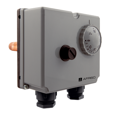 AFRISO Gehäuse-Doppelthermostat GDT/8RS 0/90C (100C), Schaftlänge: 100mm SAL 73160