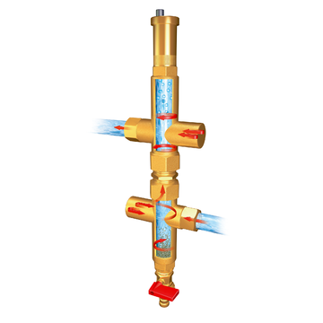 AFRISO Luft-Strömungsfilter - Heizung 28 kW, G3/4 x 3/4 ILL 95460 95470