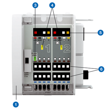 AFRISO Reglermodul Draht RM D2 für 2 Regelkreise VOR 8630