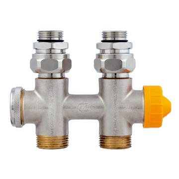 AFRISO Thermostat-Kombiblock Vario-DP Durchgang G1/2IG RUE 91520