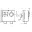 AFRISO Gehäuse-Doppelthermostat GDT/8HR 0/90C - 0/90C, Schaftlänge: 100mm BEF 73140